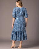 Bailey Floral Square Neck Midaxi Dress