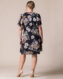 Florence Flutter Sleeve Floral Dress