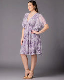 Florence Flutter Sleeve Floral Dress