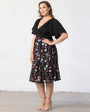 Lillian Embroidered Cocktail Dress