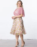 Lillian Embroidered Cocktail Dress