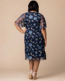 Sonnet Embroidered Cocktail Dress
