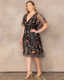 Sonnet Embroidered Cocktail Dress