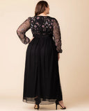 Eternal Embroidered Evening Gown