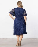 Starry Sequined Lace Cocktail Dress