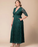 Maria Lace Evening Gown