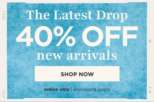 40% off New Arrivals