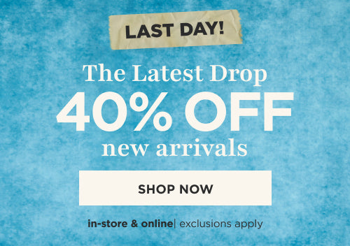40% off New Arrivals