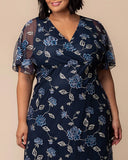 Sonnet Embroidered Cocktail Dress