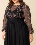Eternal Embroidered Evening Gown