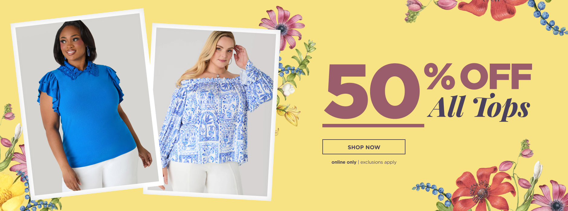 50% off All Tops