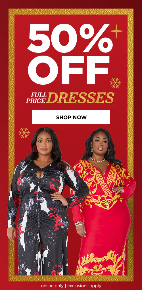 50% off Dresses