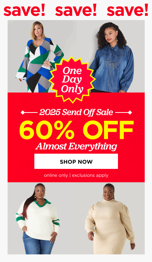 60% off Almost Everything