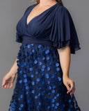 Pretty Petals Mesh Cocktail Dress