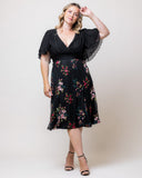 Lillian Embroidered Cocktail Dress