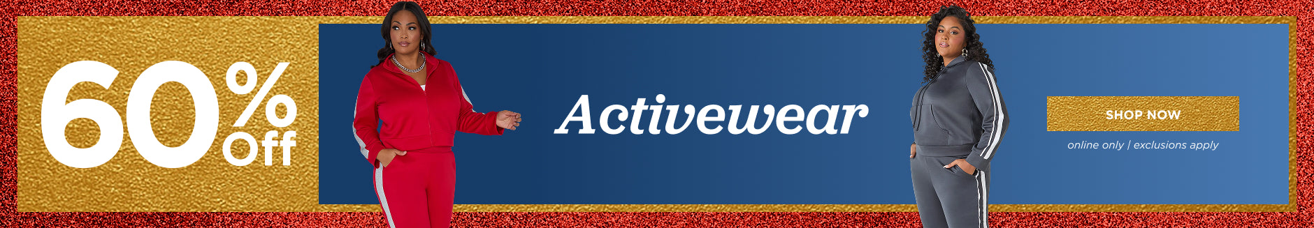 60% off Activewear