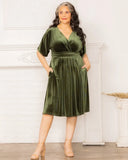 Angelic Velvet Cocktail Dress