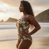 InstantFigure Hawaii Bandeau Swimsuit