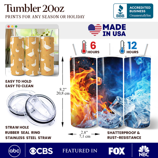 Charming Goose 20oz Tumbler