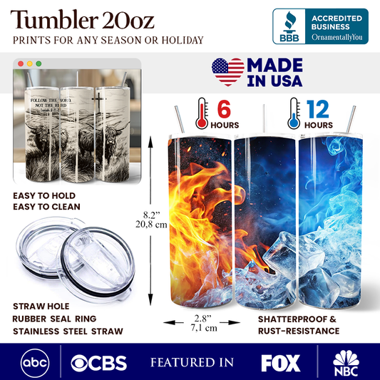 Follow The Word 20oz Tumbler