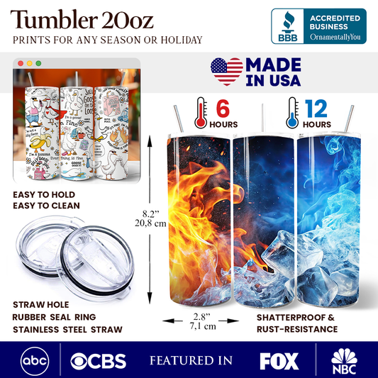 Silly Goose 20oz Tumbler