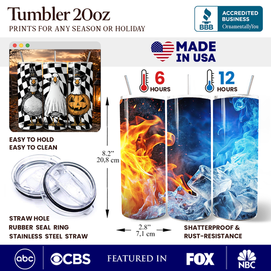 Haunting Honkers Goose 20oz Tumbler