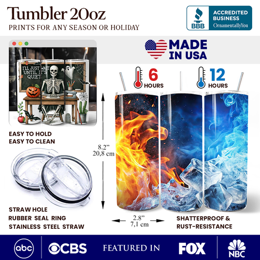 Wait Until It's Quiet 20oz Tumbler