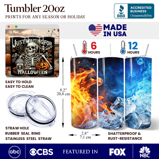Waiting For Halloween 20oz Tumbler