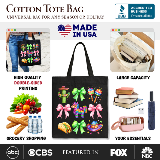 Fiesta Canvas Tote Bag