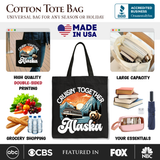 Cruisin Together Alaska Canvas Tote Bag