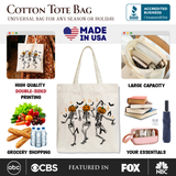 Dancing Skeletons Canvas Tote Bag