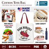 Dark Romance Book Club Canvas Tote Bag