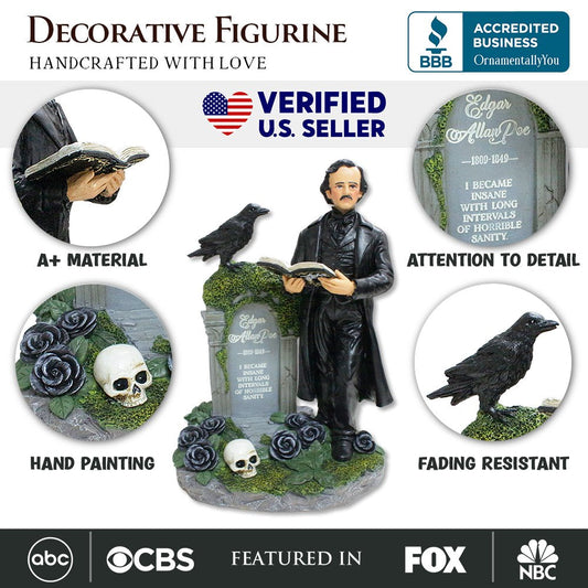 Edgar Allan Poe Figurine