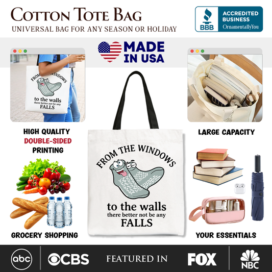 From The Windows To The Walls Canvas Tote Bag