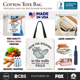 From The Windows To The Walls Canvas Tote Bag