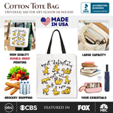Not All In A Row Canvas Tote Bag
