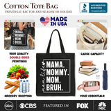 Mom Life Canvas Tote Bag