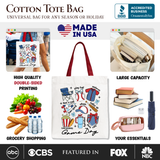 Game Day Baseball Tote Bag