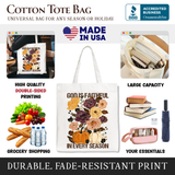 God Is Faithful In Every Season Tote Bag