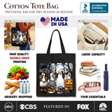 Halloween Goose Canvas Tote Bag