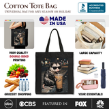 Iced Coffee Opossum Canvas Tote Bag