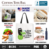 Should Be Working Canvas Tote Bag
