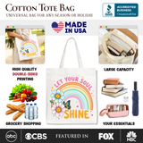 Let Your Soul Shine Canvas Tote Bag