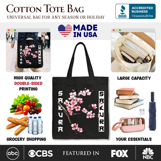 Sakura Cherry Blossom Tote Bag