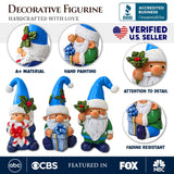 Set of Three Christmas Gnome Figurines