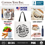 Some Days It Rocks Me Tote Bag