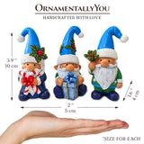 Set of Three Christmas Gnome Figurines