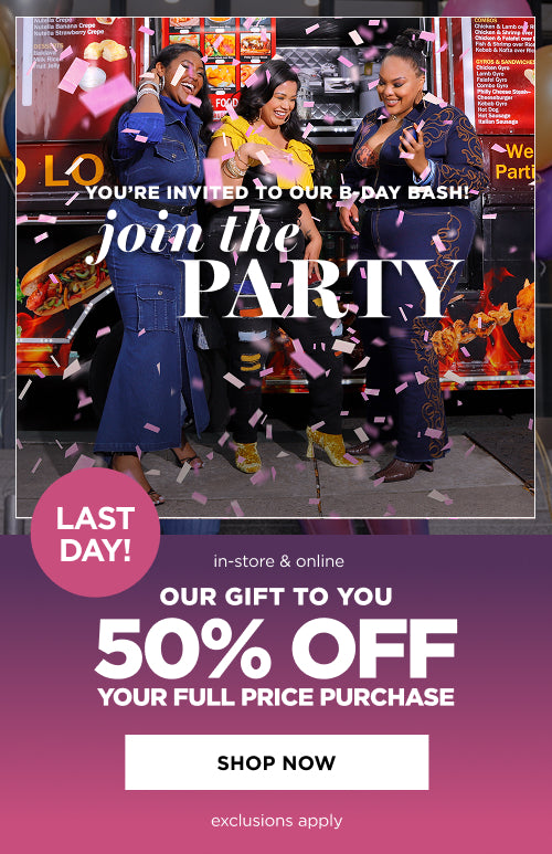 50% off Your Full Price Purchase