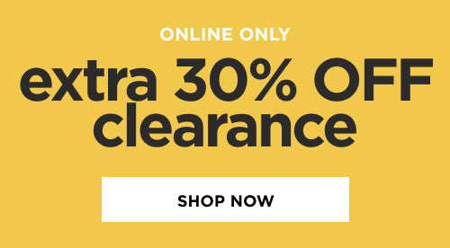 Extra 30% off Clearance