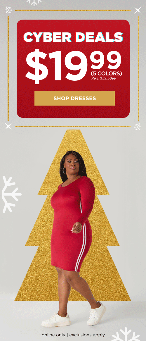 $19.99 Dresses • Cyber Deals
